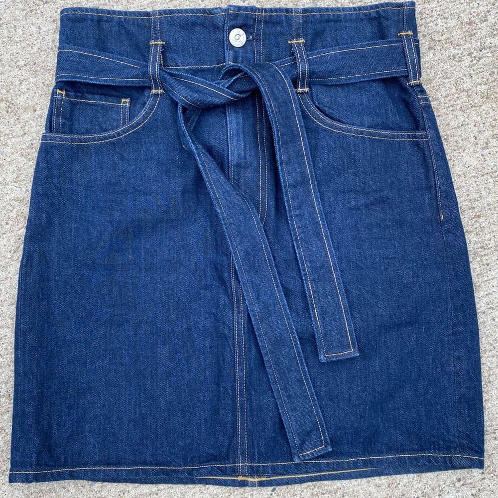 High Waist Denim Skirt Perfect Condition
